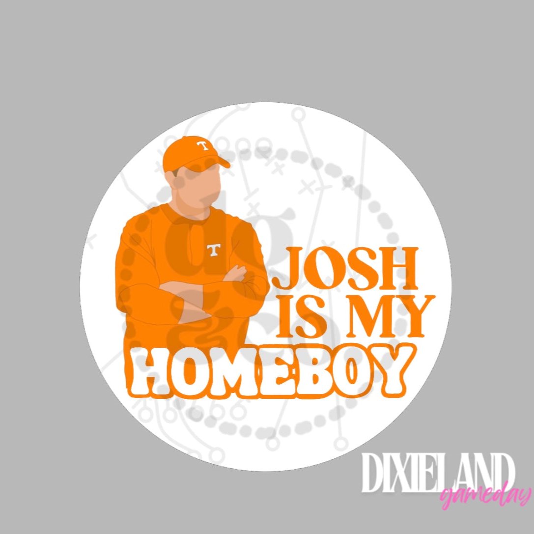 Tennessee Volunteers Josh Is My Homeboy Pin