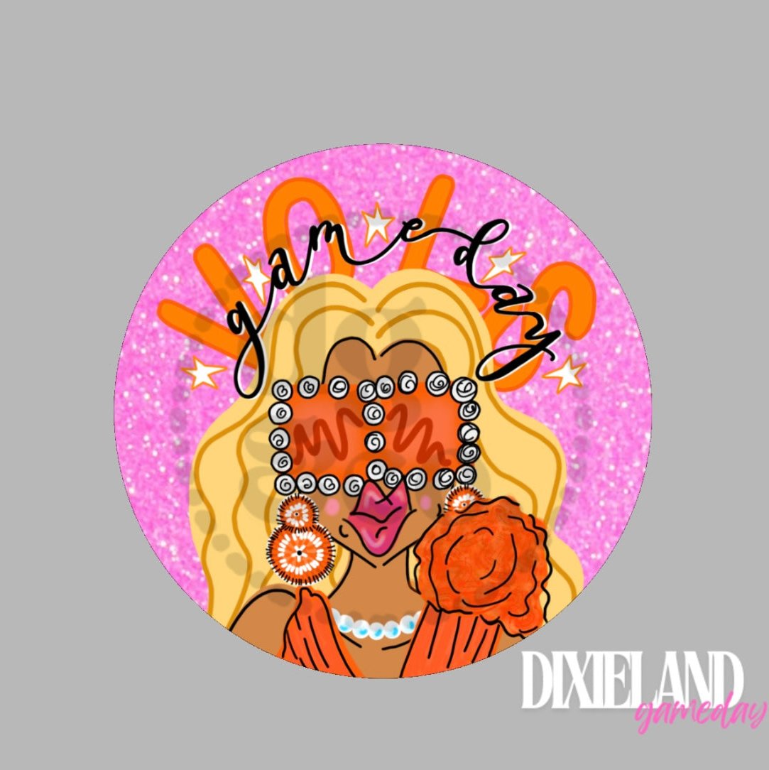 Tennessee Volunteers Gameday Girl Vols Gameday Pin