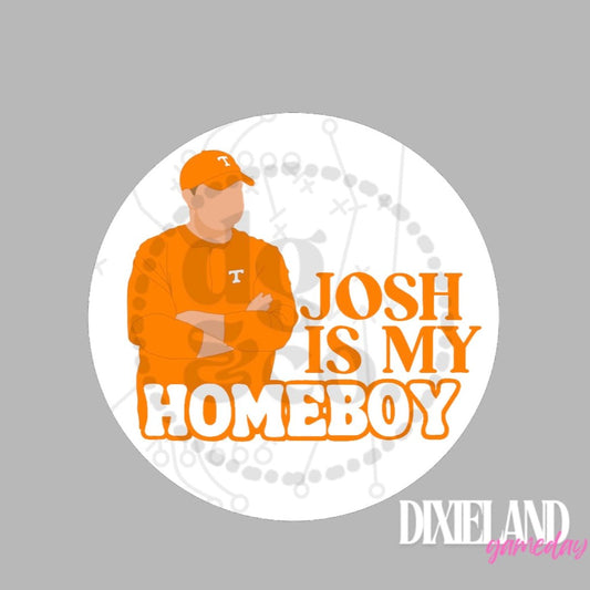 Tennessee Volunteers Josh Is My Homeboy Pin