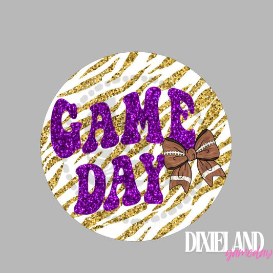 LSU Tigers Striped Game Day Pin