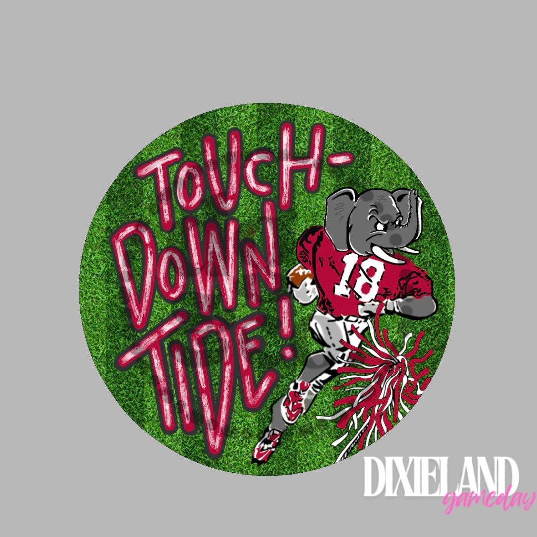 Alabama Crimson Tide Touchdown Tide Field Pin