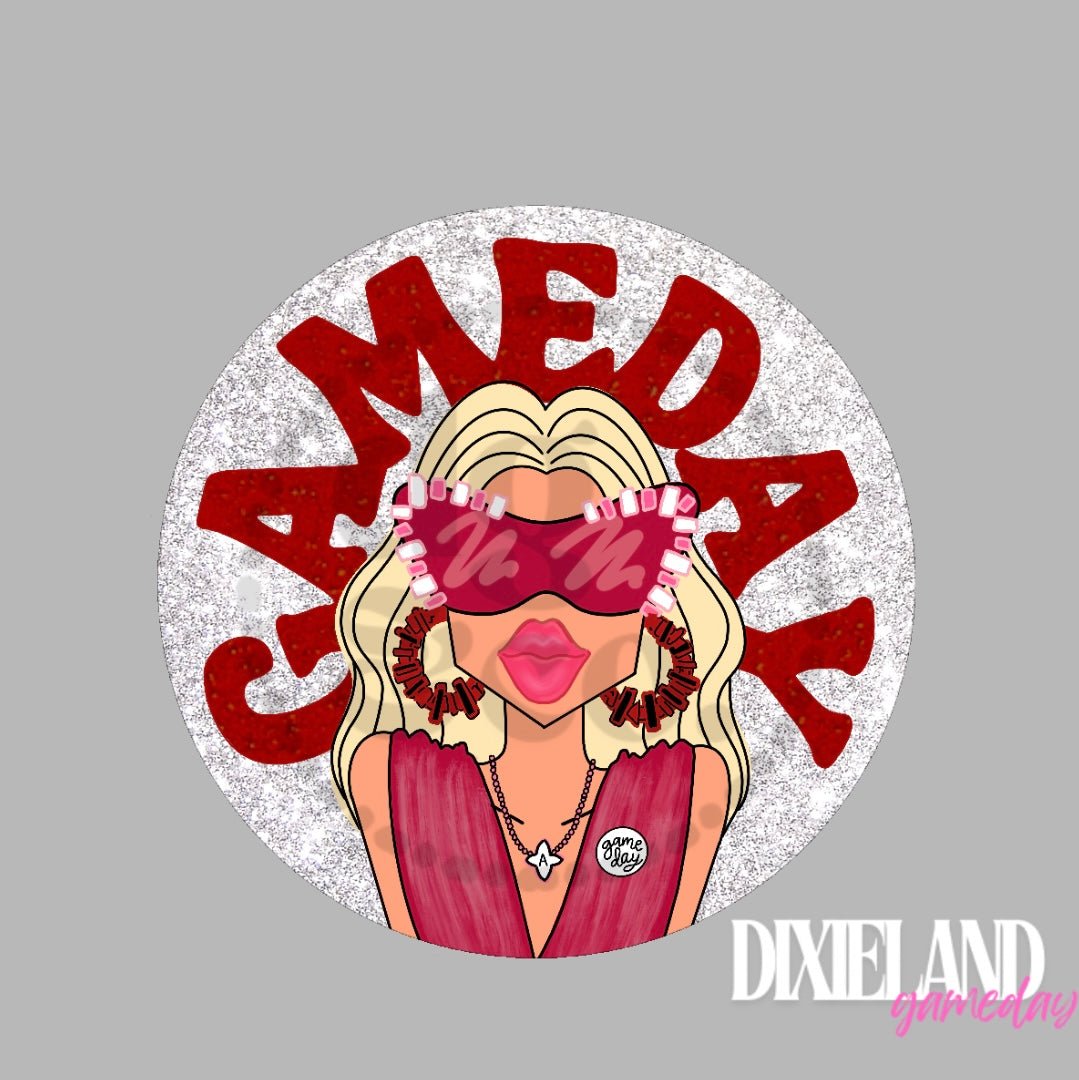 Alabama Crimson Tide Gameday Girl Gameday Pin