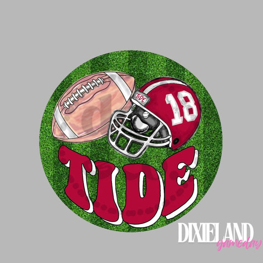 Alabama Crimson Tide Tide Field Pin