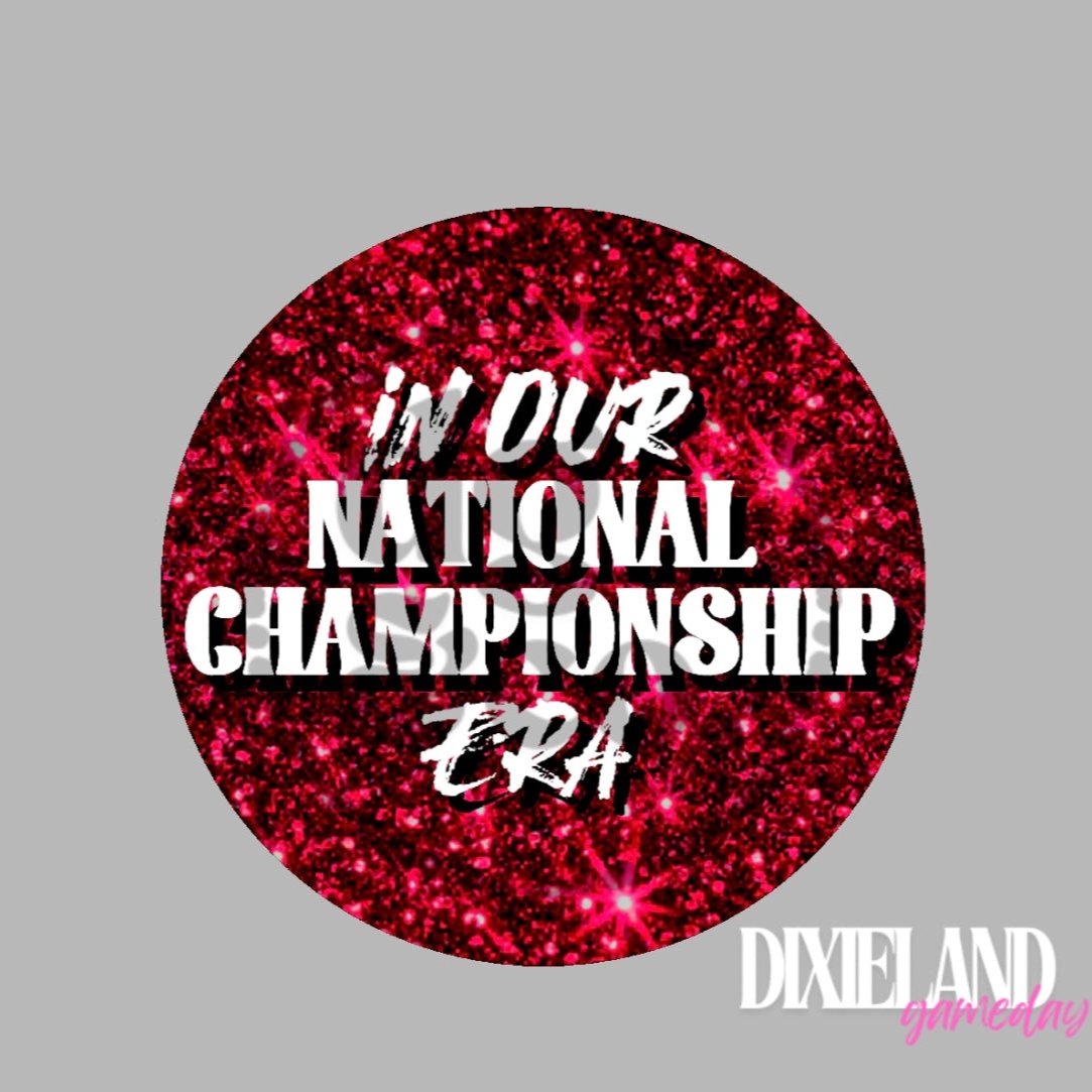 Alabama Crimson Tide In Our National Championship Era Pin