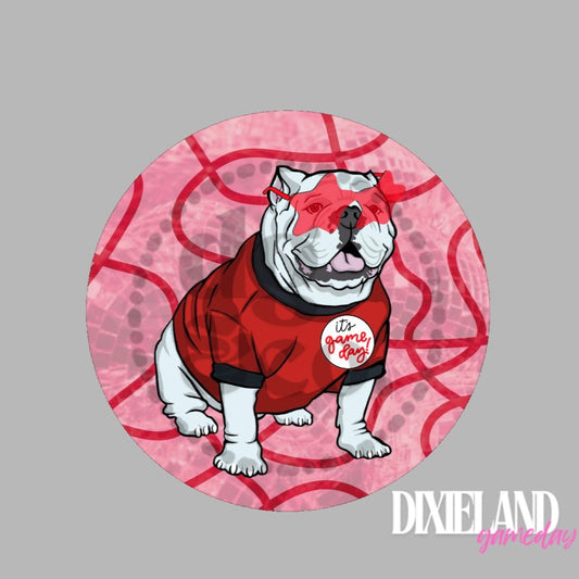 Georgia Bulldogs Pink UGA Mascot Pin