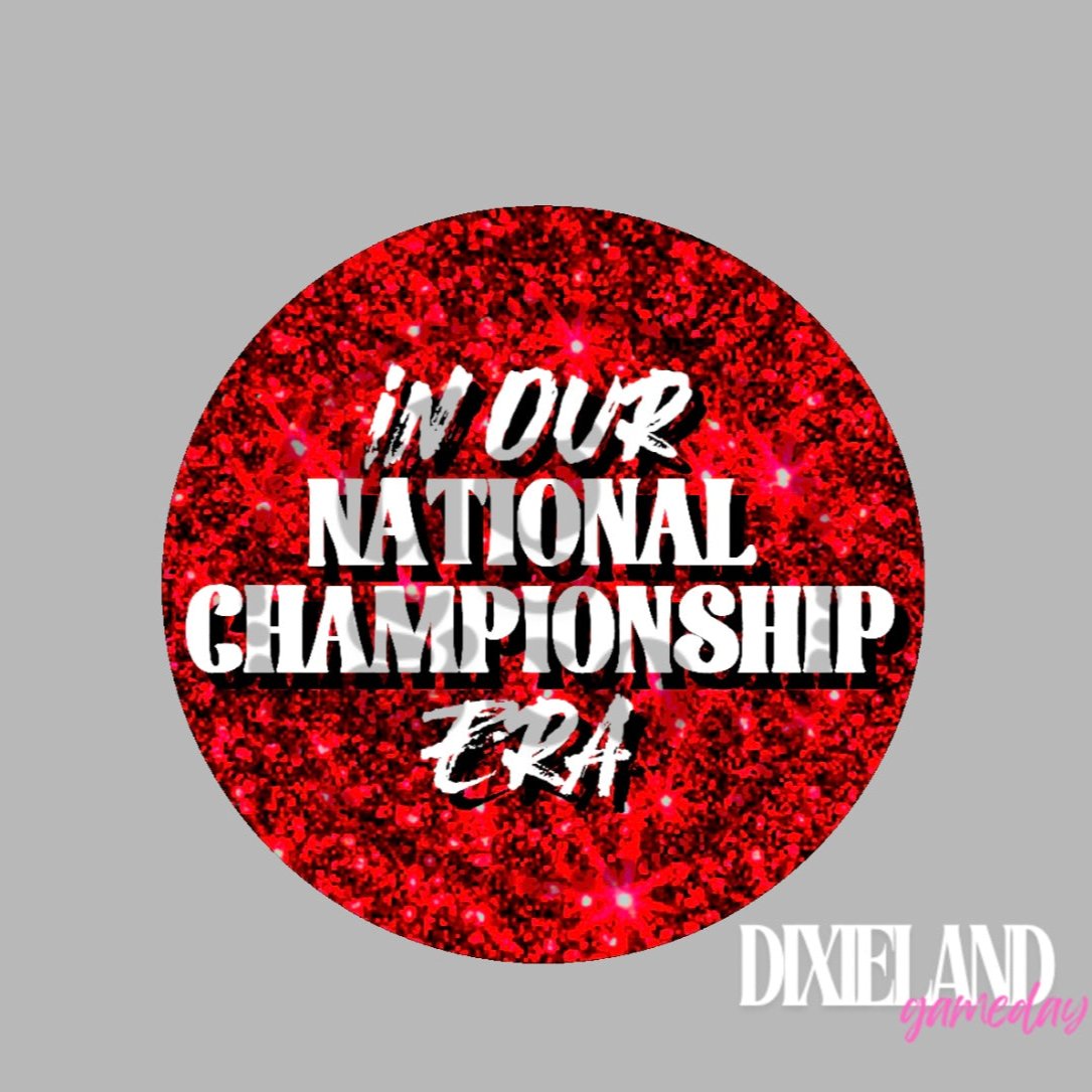 Georgia Bulldogs In Our National Championship Era Pin