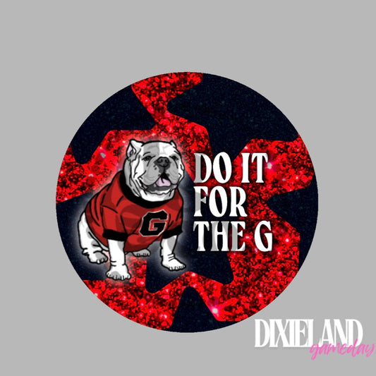 Georgia Bulldogs Do It For The G Mascot With Stars Pin