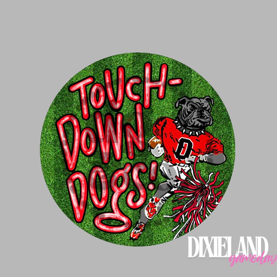 Georgia Bulldogs Touchdown Dogs! Field Pin