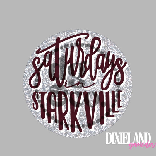 Mississippi State Bulldogs Saturdays in Starkville Pin