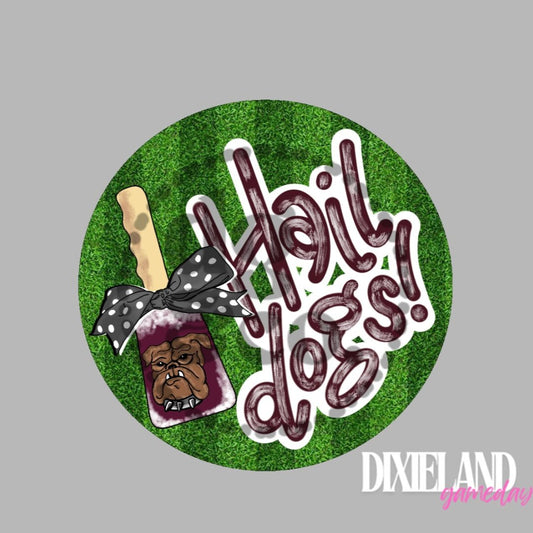 Mississippi State Bulldogs Hail Dogs! Field Pin