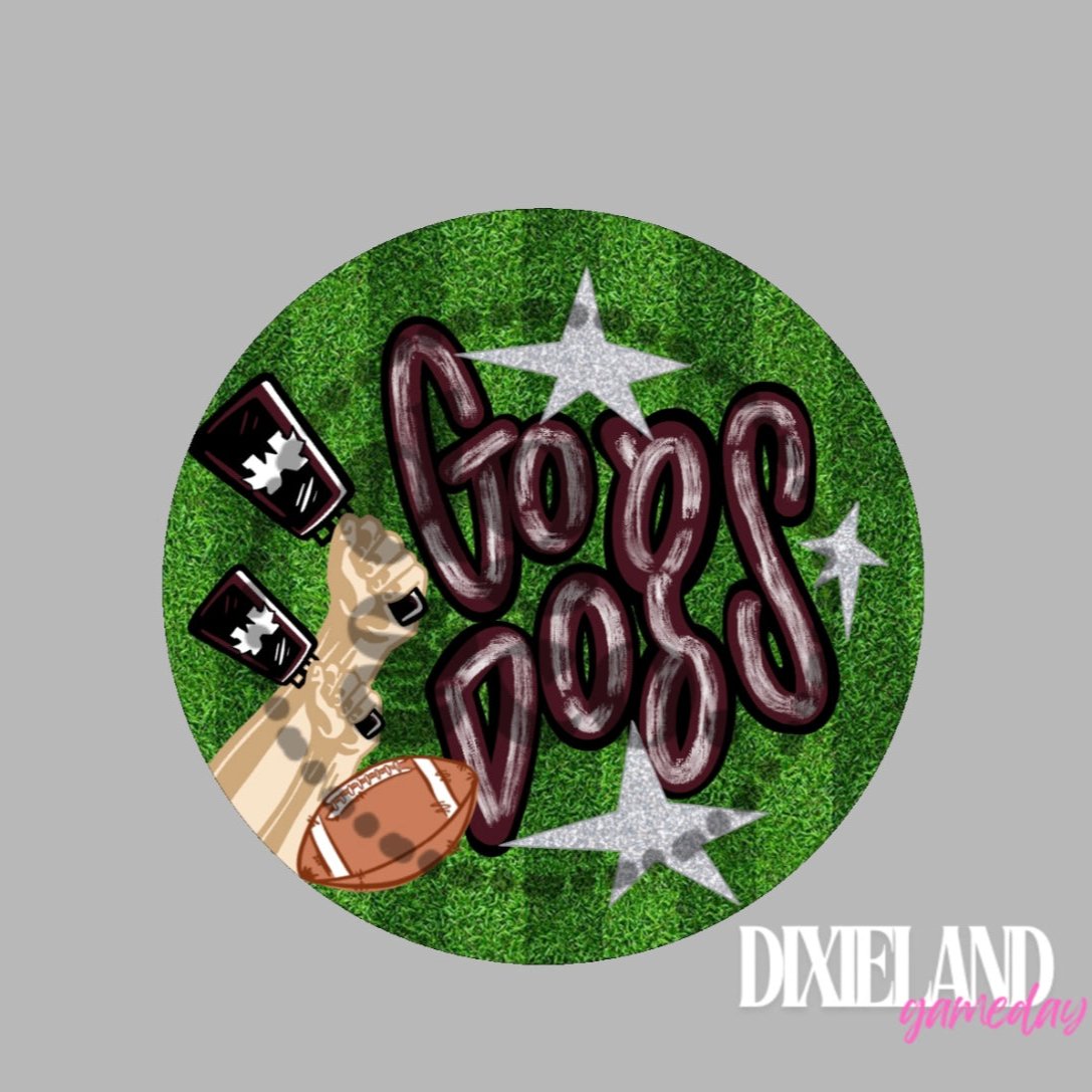 Mississippi State Bulldogs Go Dogs Field Pin