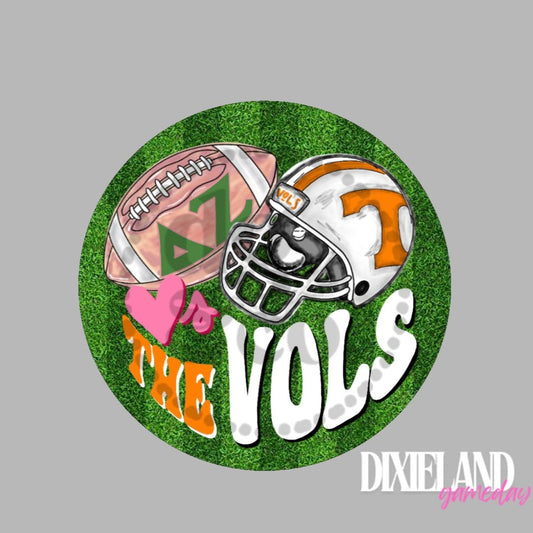 Delta Zeta Loves The Vols Helmet & Field Pin