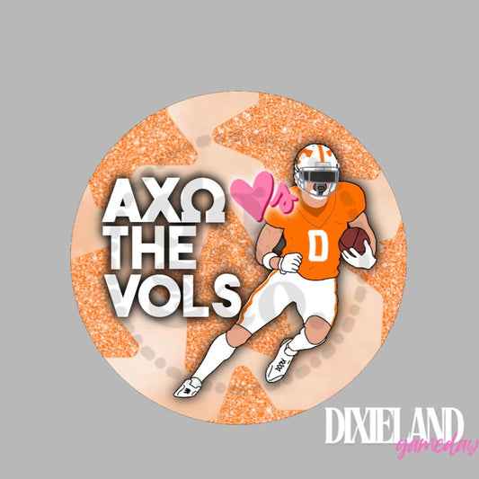 Alpha Chi Omega Loves The Vols Football Player Pin