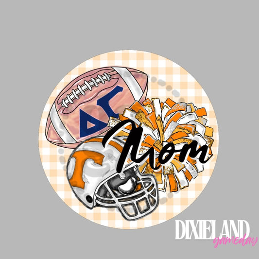 Delta Gamma Mom Football & Helmet Pin