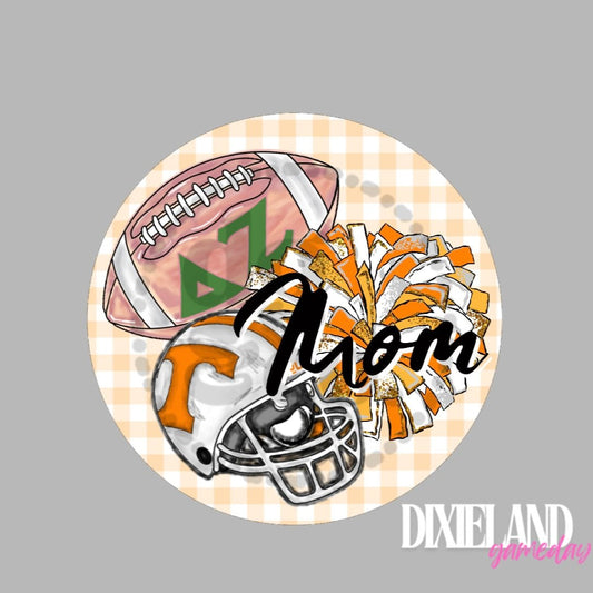 Delta Zeta Mom Football & Helmet Pin