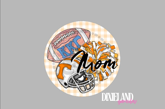 Kappa Kappa Gamma Mom Football & Helmet Pin