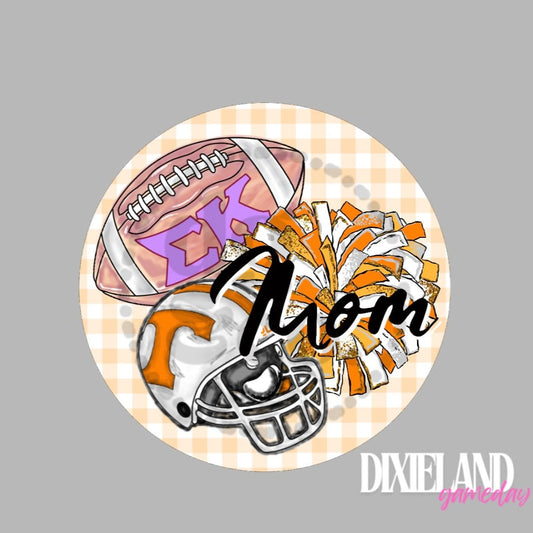 Sigma Kappa Mom Football & Helmet Pin