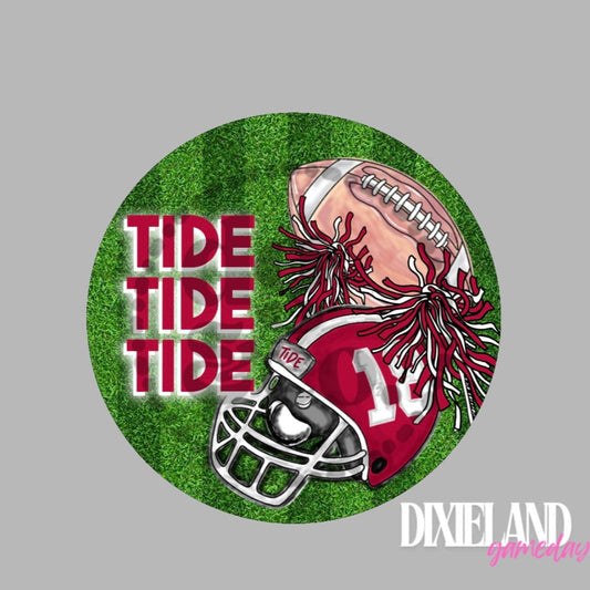 Alabama Crimson Tide Roll Roll Roll Field Pin